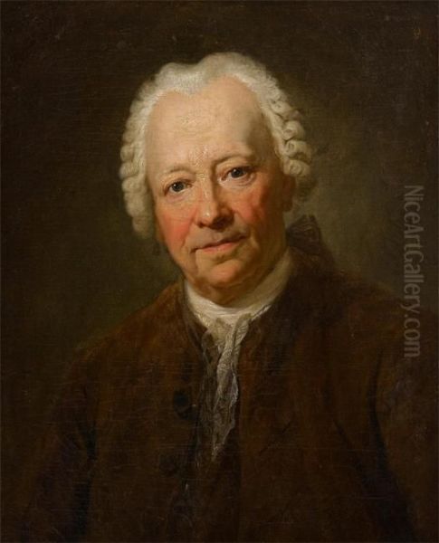 Portrait Masculin Oil Painting by Joseph Ducreux