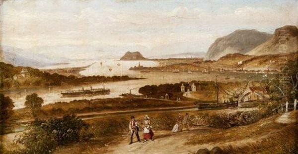 Vue De Dumbarton Oil Painting by Thomas Dudgeon