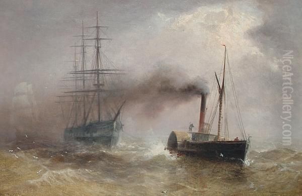 The Ghost Ship. Oil Painting by Robert Charles Dudley