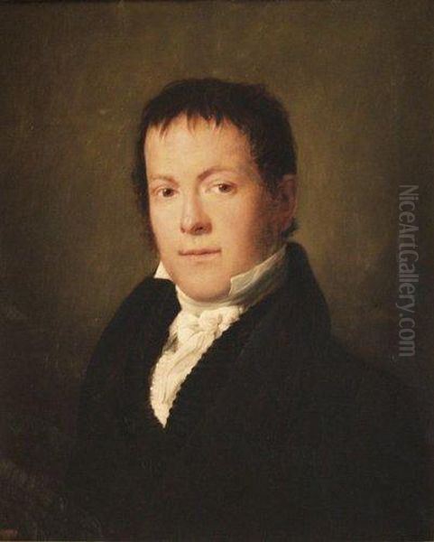 portrait D'homme Oil Painting by Fortune Dufau