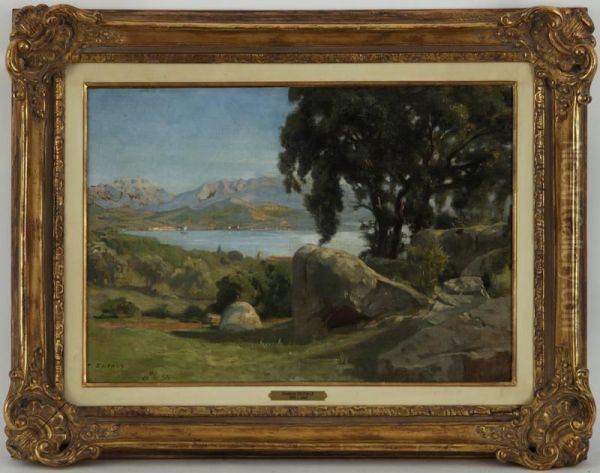 Bord De Lac Oil Painting by Frederic Dufaux