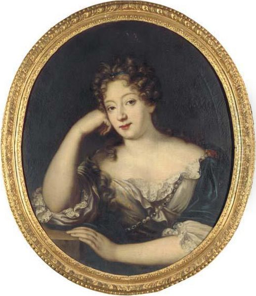 Portrait Of Maria Giovanna Battista Di Savoia Nemours, Called
Madama Reale, Duchess And Subsequently Regent Of Savoy (1644-1724) Oil Painting by Pierre C. Nicolas Dufour