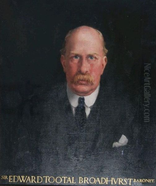 'sir Edward Tootal Broadhurst Baronet' Oil Painting by Thomas Cantrell Dugdale