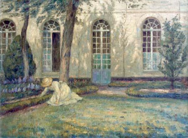 La Jardiniere Oil Painting by Marie Genevieve Duhem