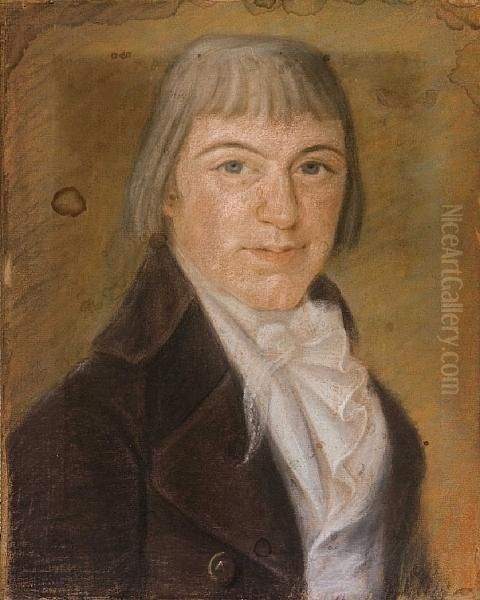 Portrait Of A Young Man Oil Painting by Louis Dulongpre