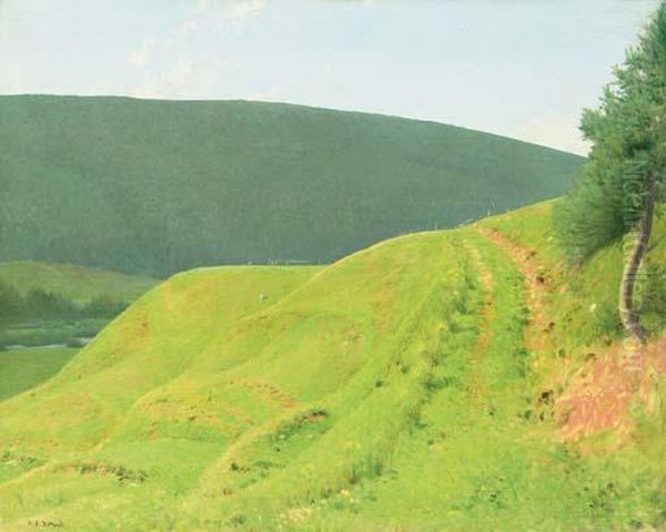 Hilltop, Margeree River Valley, Cape Breton, Nova Scotia by Frank Vincent Dumond