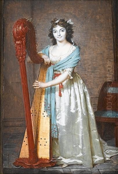 A Pair Of Full-length Portraits Of Augustin-louis Taillandier Oil Painting by Francois I Dumont