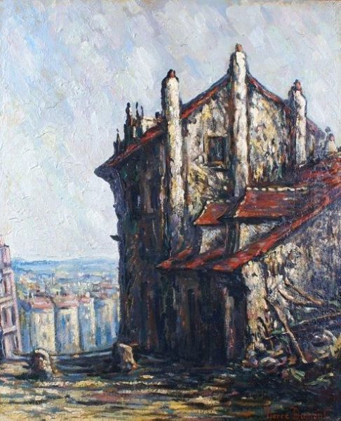 Montmartre, La Maison De Mimi Pinson Oil Painting by Pierre Dumont