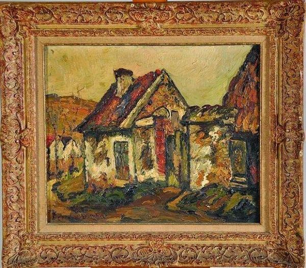 la Maison Du Peintre Oil Painting by Pierre Dumont