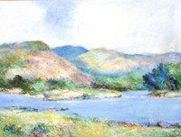 Sands Of Morar Oil Painting by Robert Dumont-Duparc