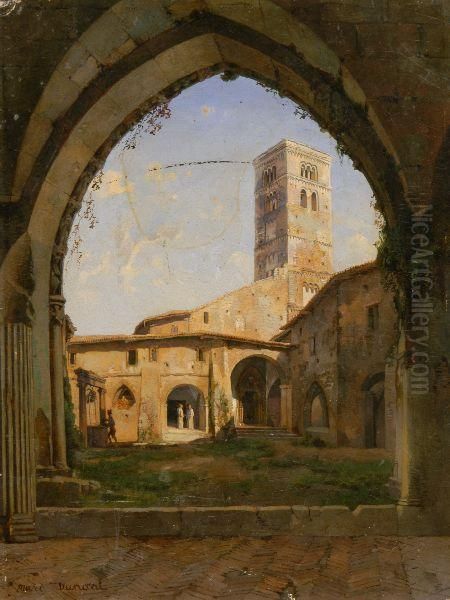 Monastero Oil Painting by Jean-Marc Dunant-Vallier