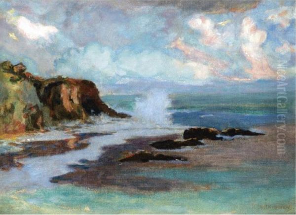 The Shore Of Iona Oil Painting by John A. Duncan