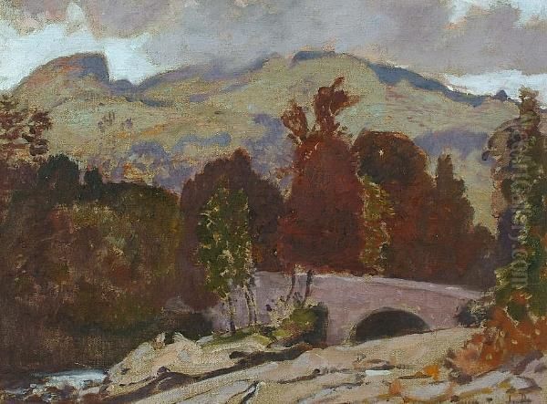 The Bridge, Killin Oil Painting by John A. Duncan