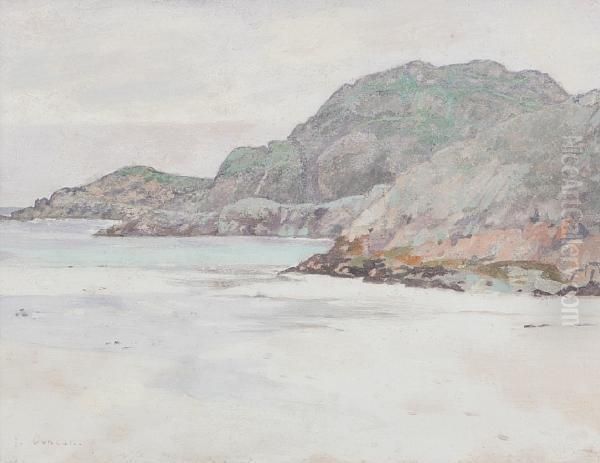 Port Bhan Looking West Oil Painting by John Mckirdy Duncan