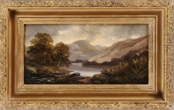 River Running Oil Painting by Robert Scott Duncanson