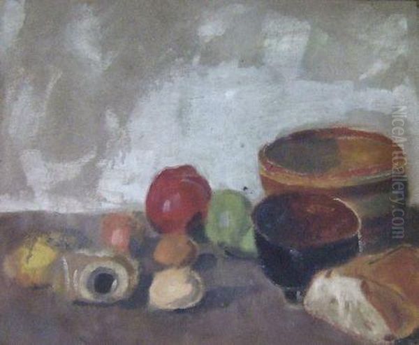 Nature Morte Oil Painting by Rodolphe Dunki