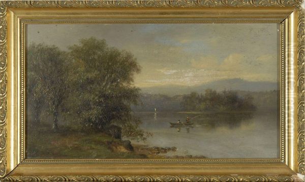 Bass Lake Oil Painting by Robert Spear Dunning