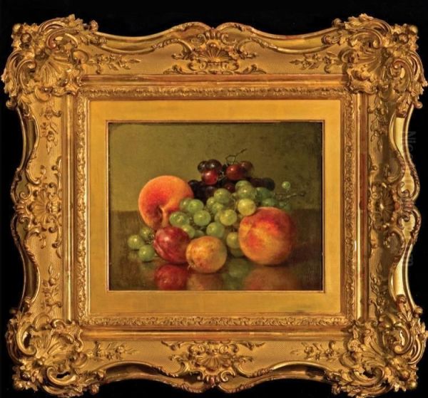 Fruit Still Life Oil Painting by Robert Spear Dunning