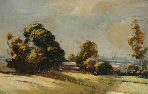 View To The Village by Granville Dunstan