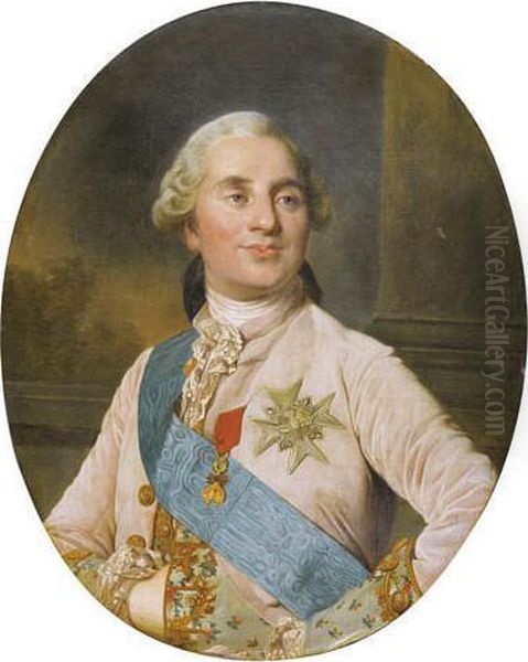 Portrait De Louis Xvi En Buste Oil Painting by Joseph Siffrein Duplessis