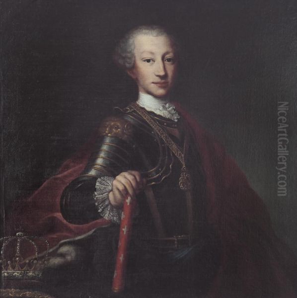 Ritratto Del Re Vittorio Amedeo Iii Di Savoia Oil Painting by Domenico Dupra