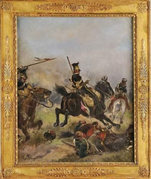 Chevau-legers Legion De La Vistule Oil Painting by Henri-Louis Dupray