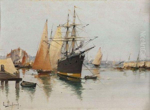 Le Port Oil Painting by Louis Dupuy