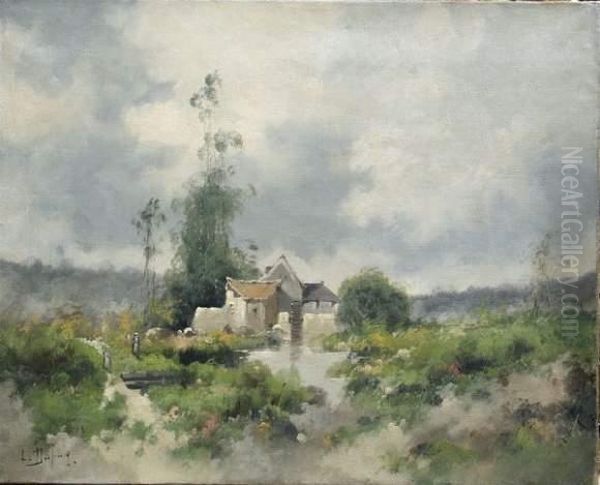 Paysage Anime Oil Painting by Louis Dupuy