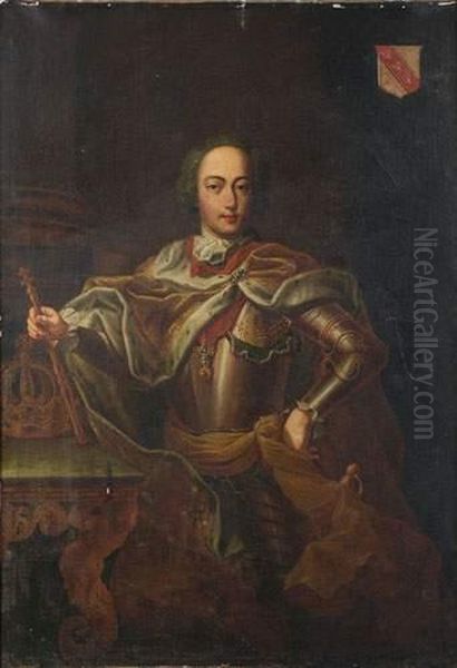 Portrait De Francois Iii, Duc De Lorraine Oil Painting by Philippe Dupuy