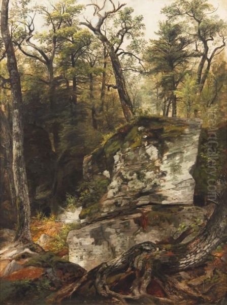 Guard House, Catskill Mountains Oil Painting by Asher Brown Durand