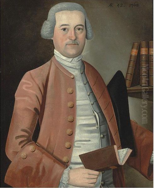 Dr. Leverett Hubbard Of New Haven Oil Painting by John Durand