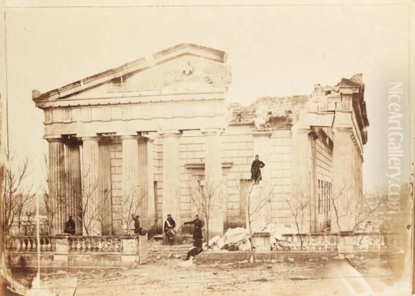 Ruines Du Temple De Petropavlovski Oil Painting by Jean Baptiste Henri Durand-Brager