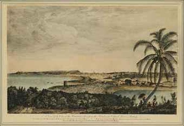 A View Of The City Of Havana, Taken From The Road Near Colonelhowe's Battery Par Paul Sand Et Edward Rooker Oil Painting by Elias Durnford