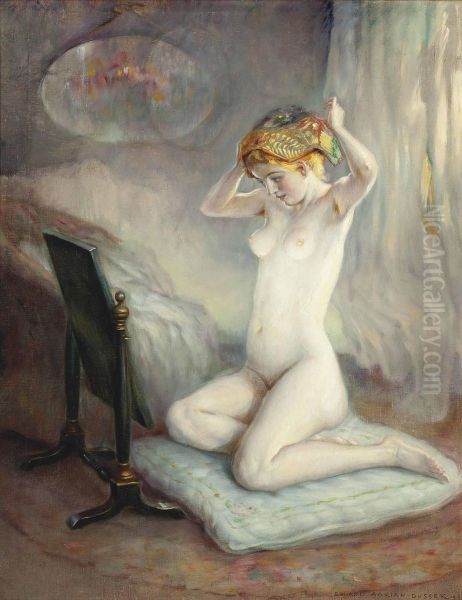 Vanity Oil Painting by Eduard Adrian Dussek