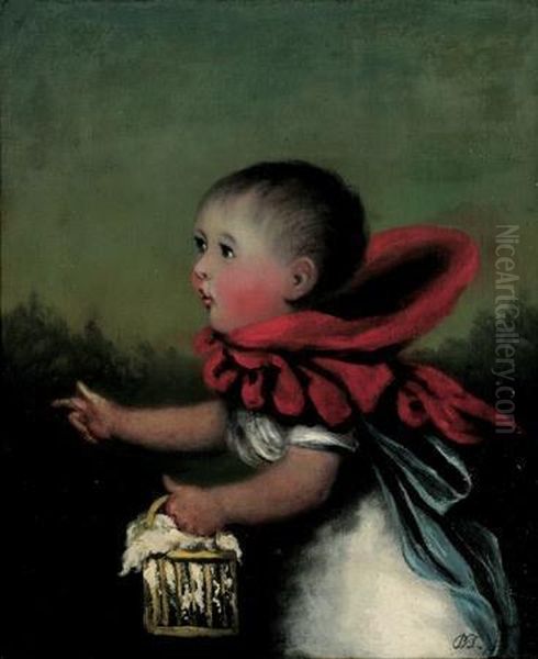 Little Red Riding Hood On The Way To Grandma's House Oil Painting by Benjamin Duterrau