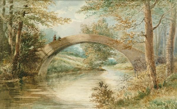 The Beggarsbridge, Near Whitby Oil Painting by Edward John Duval