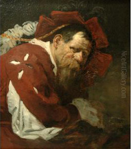 The Musketeer Oil Painting by Frank Duveneck