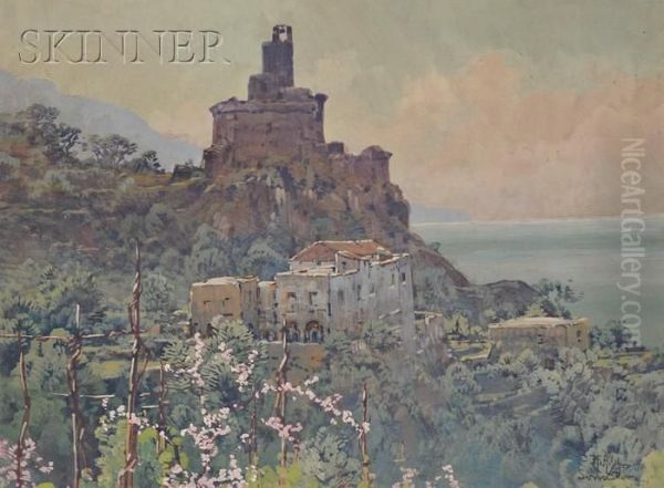 View Of Sorrento Oil Painting by Hezekiah Anthony Dyer