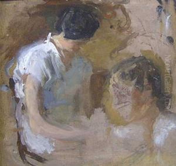 Figure Studies Oil Painting by Susan H. Macdowell Eakins