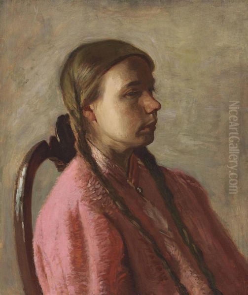 Betty Reynolds Oil Painting by Thomas Cowperthwait Eakins