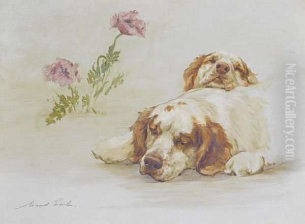 Surely, Surely, Slumber Is More Sweet Than Toil Oil Painting by Maud Earl