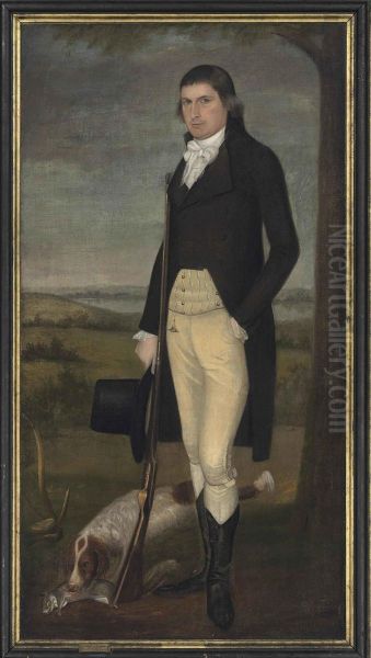 Portrait Of Nathaniel Shaw Woodbridge Oil Painting by Ralph Earl