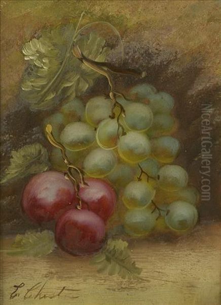 Still Life Of Fruit Oil Painting by Chester Earles