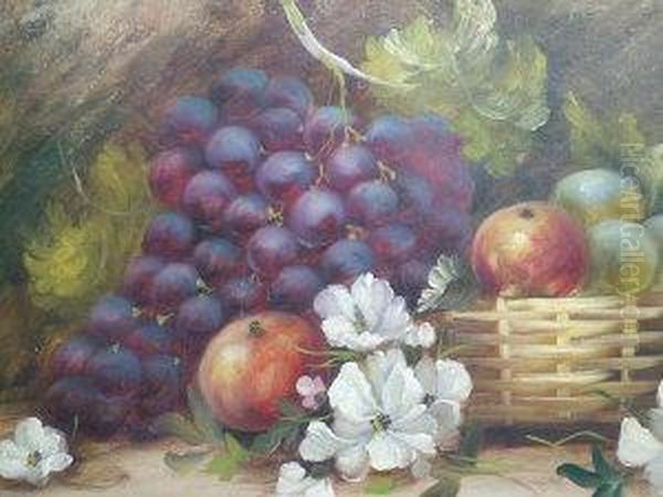 Still Life Of Fruit Oil Painting by Chester Earles