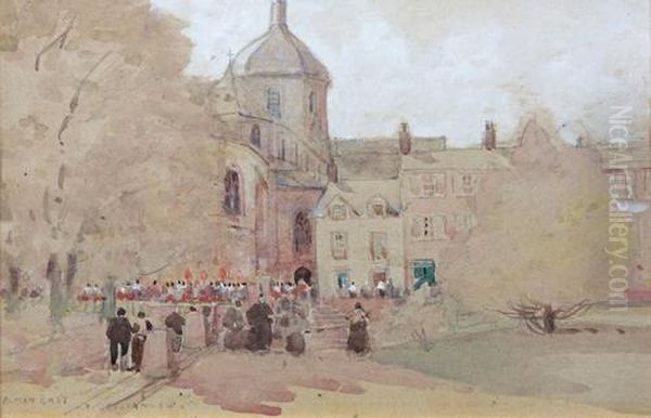 Coutances Oil Painting by Sir Alfred East