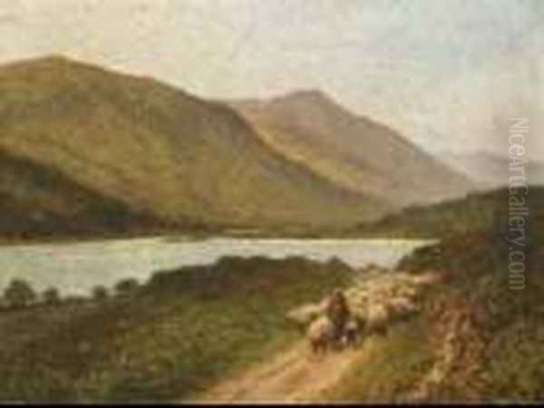 Loch Doine, Balquhidder, N.b. Oil Painting by H. East