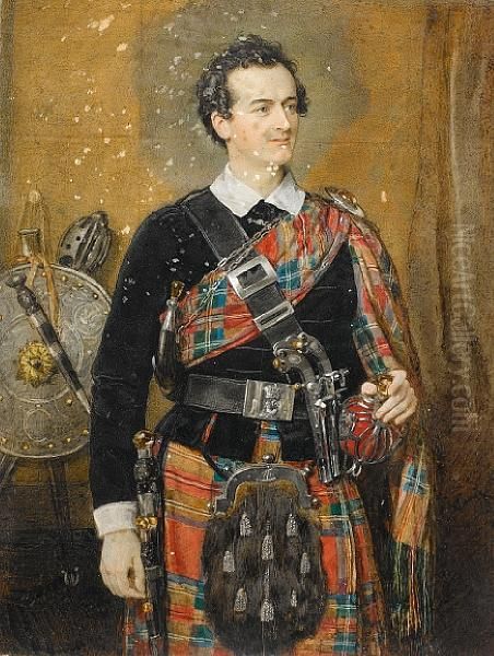 Portrait Of A Scotsman Oil Painting by Reginald Easton