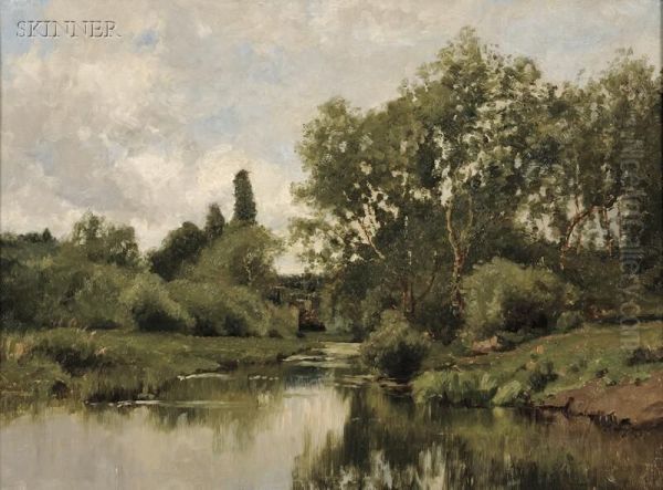 River View In Summer by Charles Harry Eaton