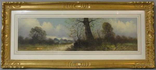 Path Through The Woods Oil Painting by Charles Warren Eaton