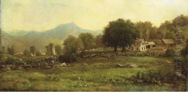 The Farm Oil Painting by William Raymond Eaton